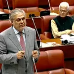 In Senate, Dar says federal cabinet 'rightly decided' to end process of reconciliation with PTI