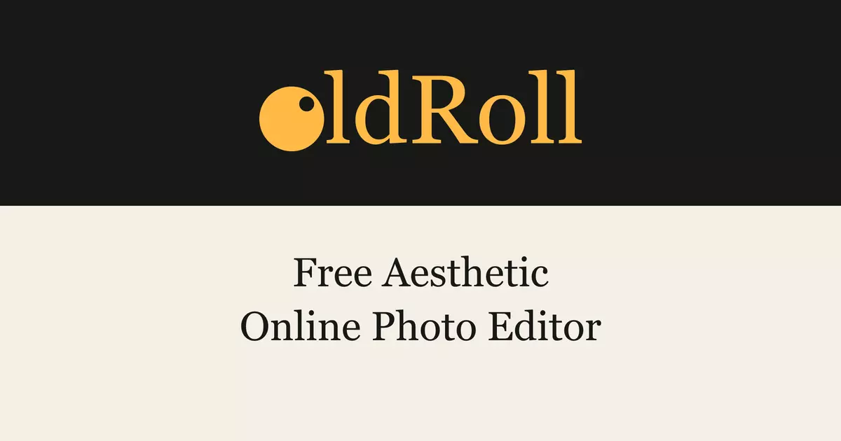 Show HN: OldRoll, a free vintage photo editor for the browser