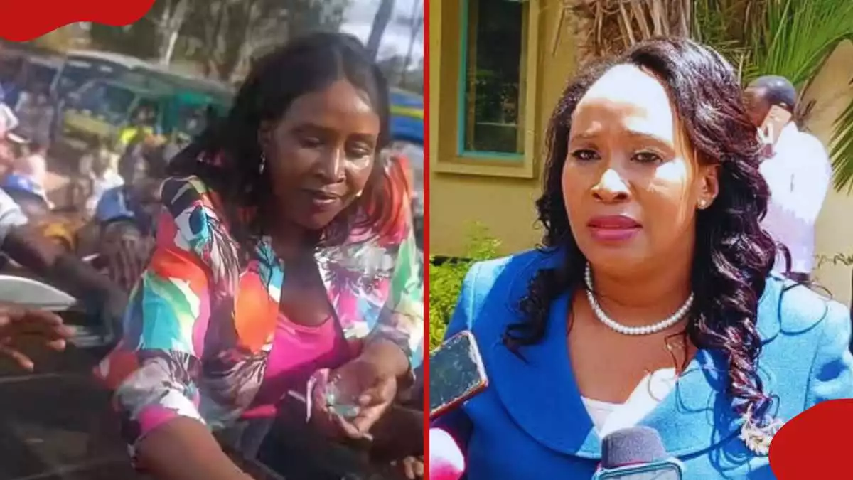 Machakos County woman rep aspirant on receiving end after distributing sweets during campaign