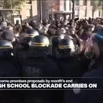 French teens keep up school blockades despite prime minister's pledge to act