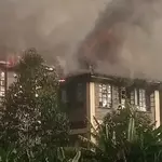 Panic as Fire Engulfs Dormitory at Tengecha Boys High School in Kericho 