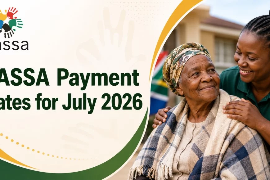 SASSA Grant Payment Dates for July 2026: Older Persons, Disability and Children’s Grants
