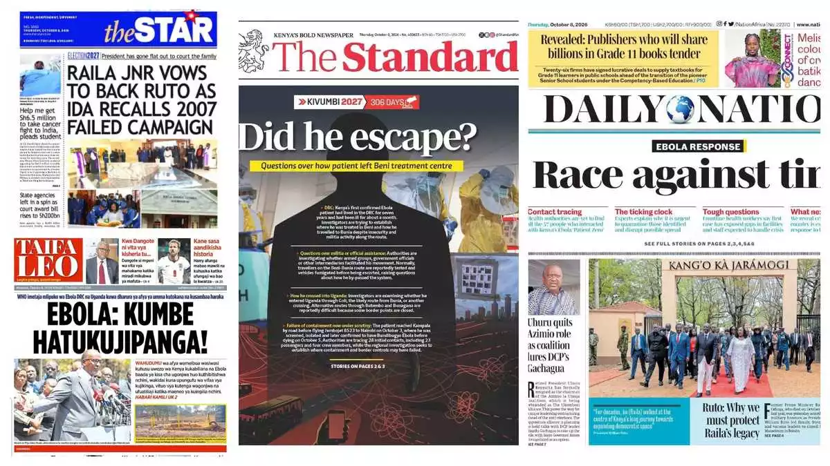 Kenyan newspapers review: Details emerge on why Sifuna, Gachagua rejected push to join Azimio
