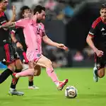 Messi nets brace to win in first match after Argentina exit