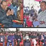 Unite or watch State House ambition go up in flames, Uhuru tells Opposition