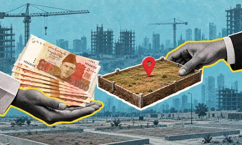 WHY PAKISTAN SAVES IN PLOTS
