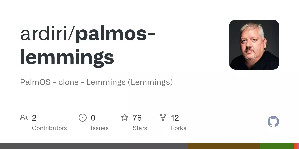 PalmOS Lemmings by Aaron Ardiri