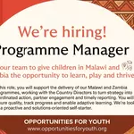 Federer Foundation Programme Manager Job 2026: Apply to Lead Education Programmes in Malawi and Zambia