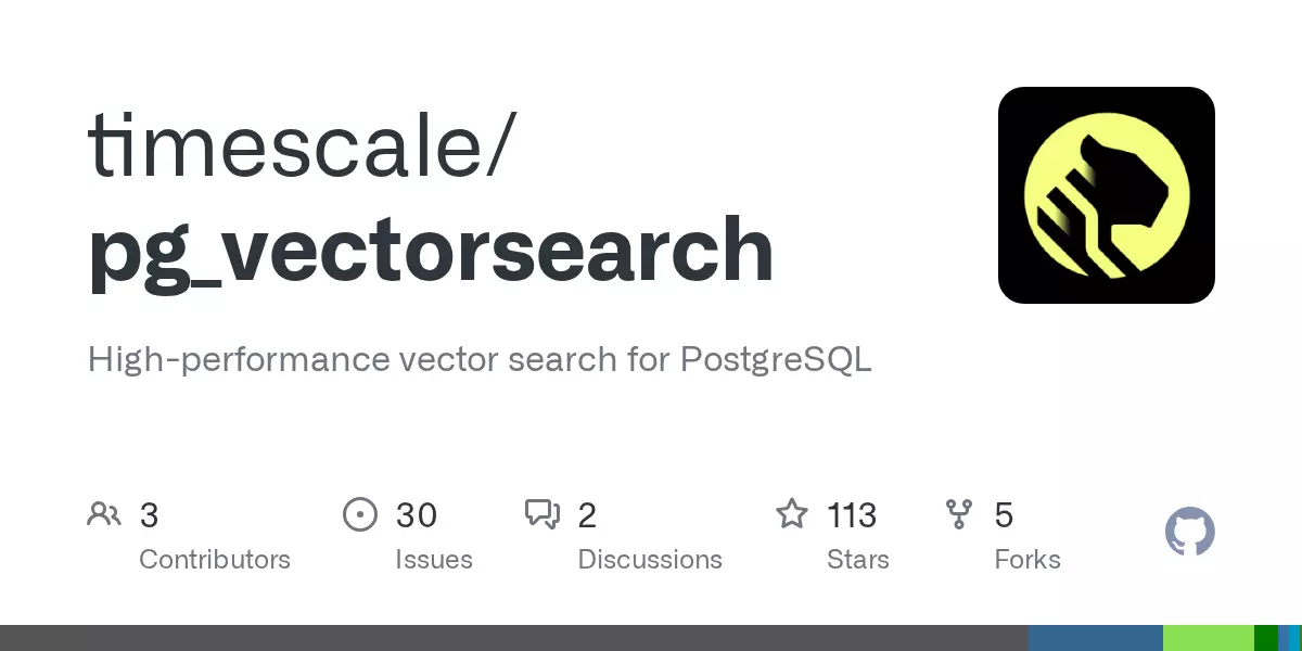 Pg_vectorsearch: An index that is faster than pgvector's IVFFlat and HNSW