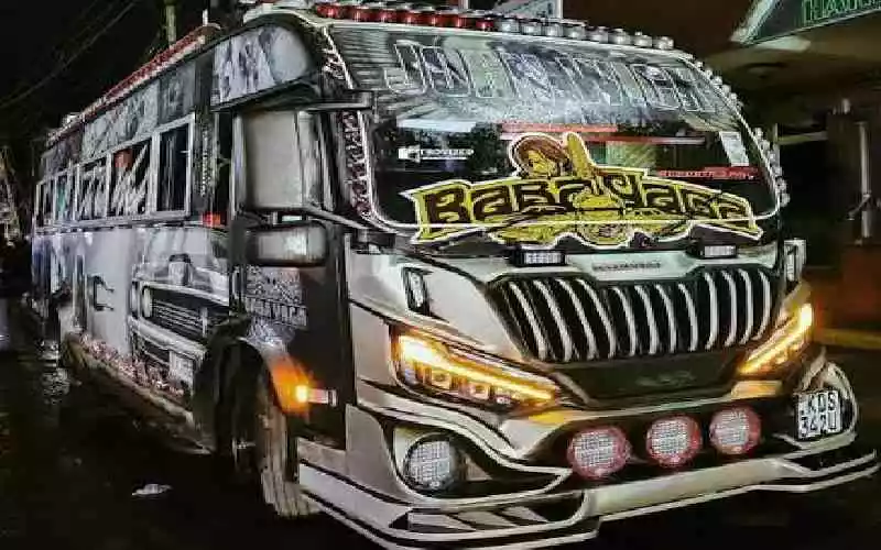 Popular 'Baba Yaga' matatu overturns in night crash along Rongai route