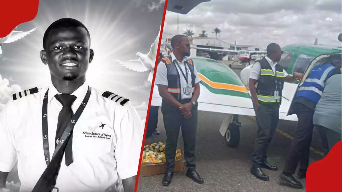 Alex Oluka: Body of pilot who died in Kajiado aircraft crash airlifted home ahead of burial