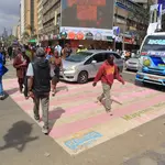 Pink Zebra crossings bring Breast Cancer awareness to Nairobi