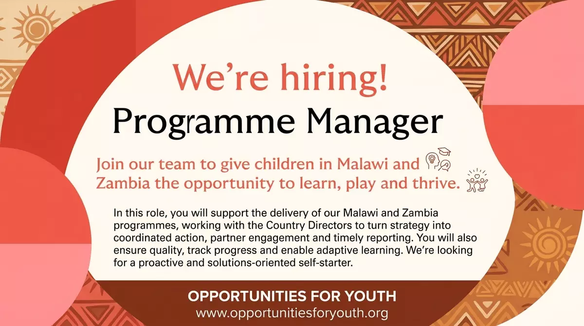 Federer Foundation Programme Manager Job 2026: Apply to Lead Education Programmes in Malawi and Zambia