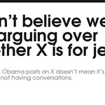 I can't believe we're still arguing over whether X is for jerks