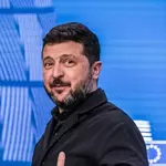 Zelensky smiles on being asked whether Trump  is scapegoating him
