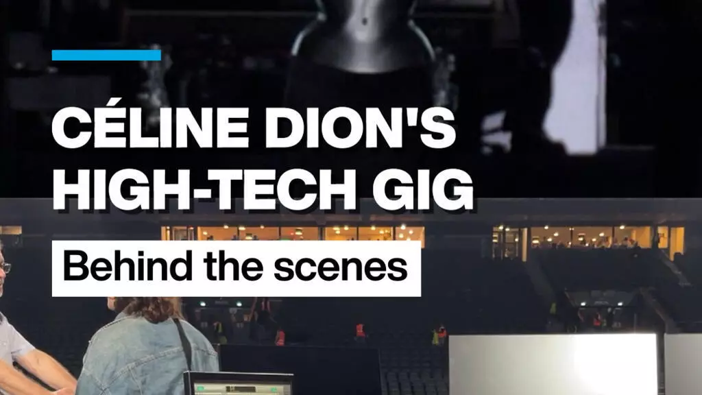 Behind the scenes of Céline Dion's high-tech gig - Tech 24