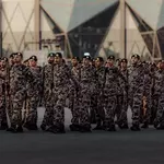 Saudi security forces highlight technology, field capabilities at Riyadh falconry show