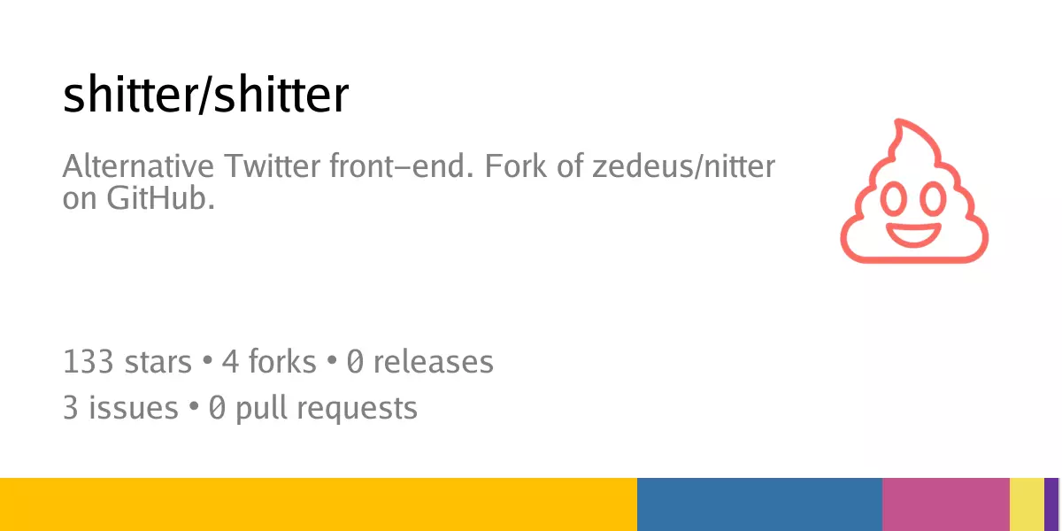 Shitter – A Nitter Fork