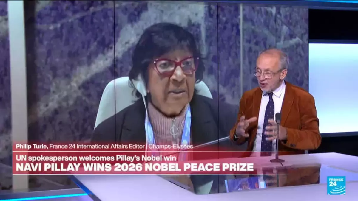 Navi Pillay wins the Nobel Peace Prize for her work in international justice