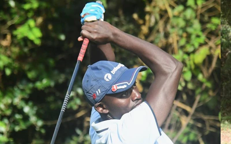 Patrick Kanjuki raids the bar in Thika