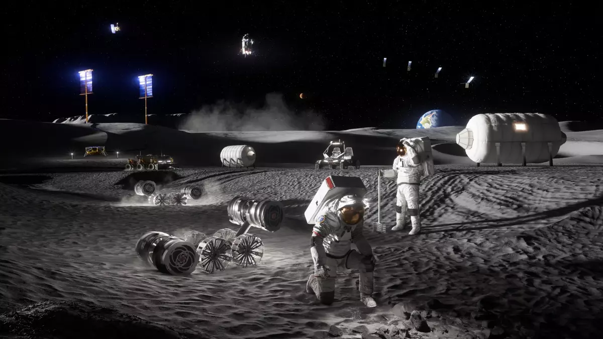 NASA is searching for hidden caves to build its first Moon base