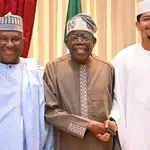 BUA chair Rabiu visits Tinubu with son, celebrates Nigeria @66
