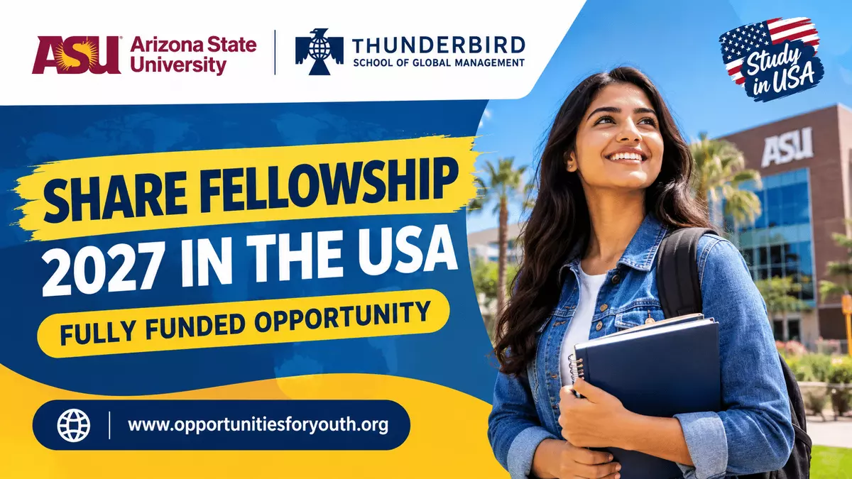 SHARE Fellowship 2027 at Arizona State University: Fully Funded Master of Global Management Scholarship for International Students