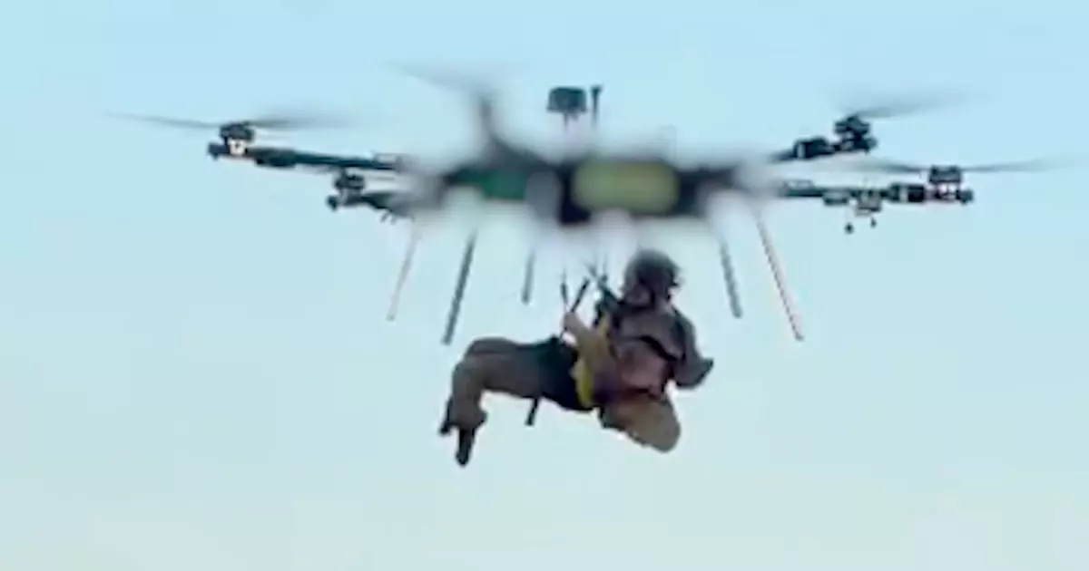 Ukraine claims first drone evacuation of wounded soldier