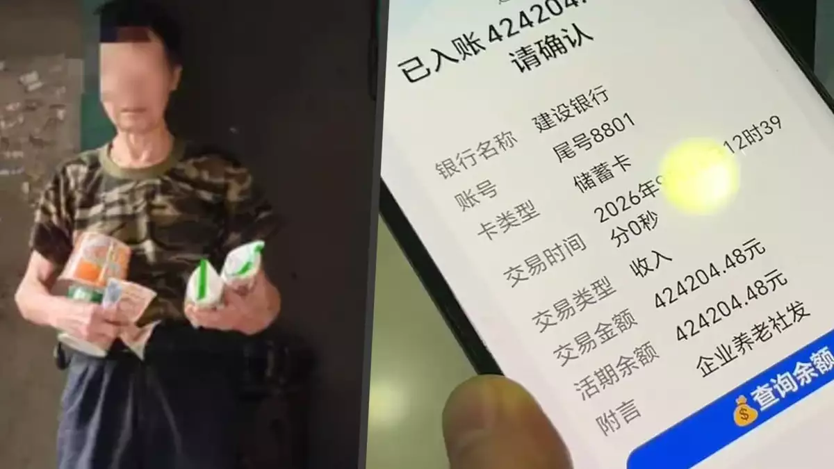 Chinese man, 71, discovers hidden US$63,000 fortune after scavenging for 21 years