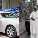 Wicknell Chivayo’s younger brother Pharo spotted in white Rolls-Royce before vigil
