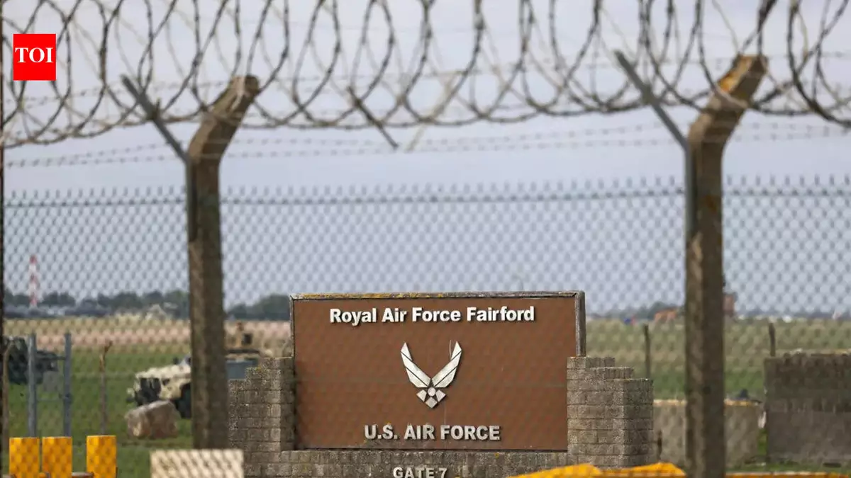 UK-Iranian man arrested over security incident at US-run military base in England