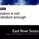 When random is not actually random enough