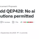 QGIS bans AI assisted contributions