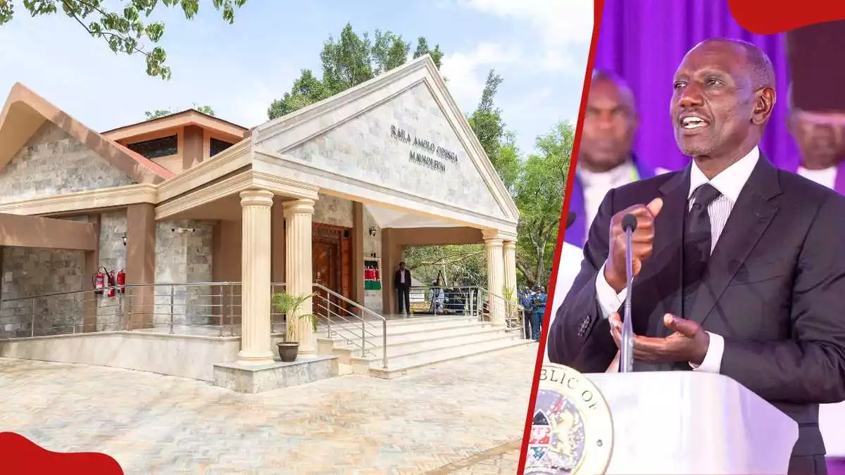 William Ruto announces plan to build Raila memorial library, museum and research centre