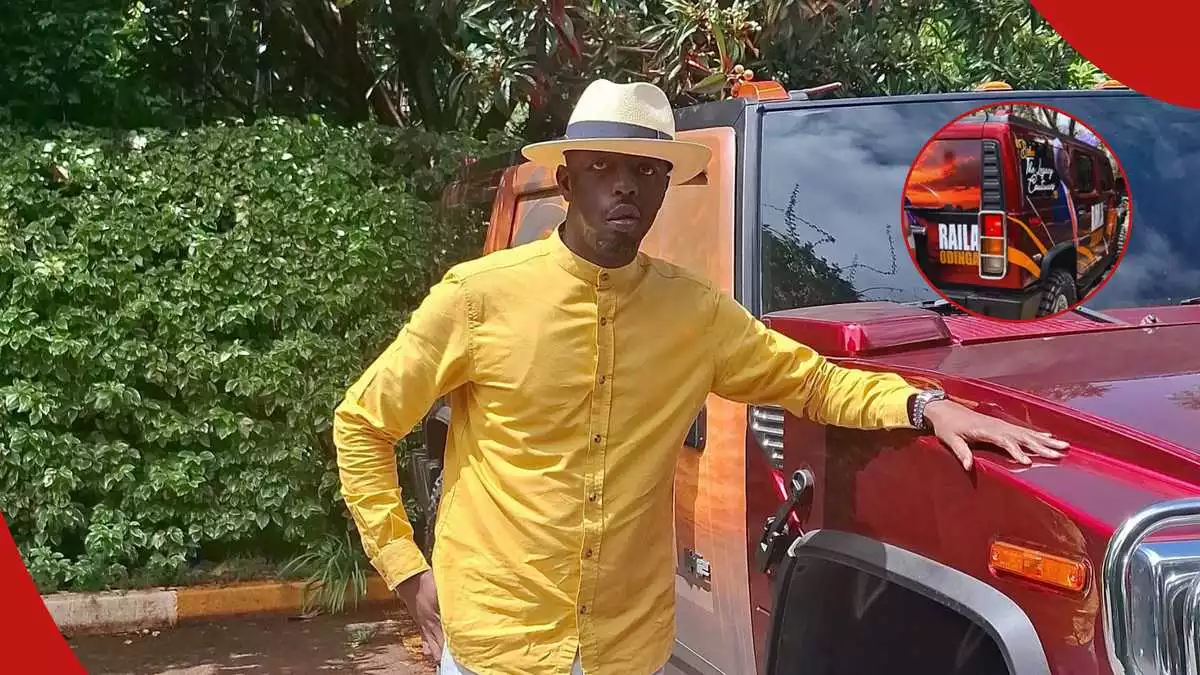 Raila Junior unveils late dad’s iconic Hummer with tribute wrap ahead of 1st anniversary