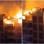 Early Morning Fire Engulfs Multi-Storey Apartment Building in Ongata Rongai