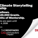 2027 NRDC Climate Storytelling Fellowship: $20,000 Fellowship for Climate Screenwriters and TV Pilot Writers