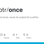 Once: Cache CLI Commands