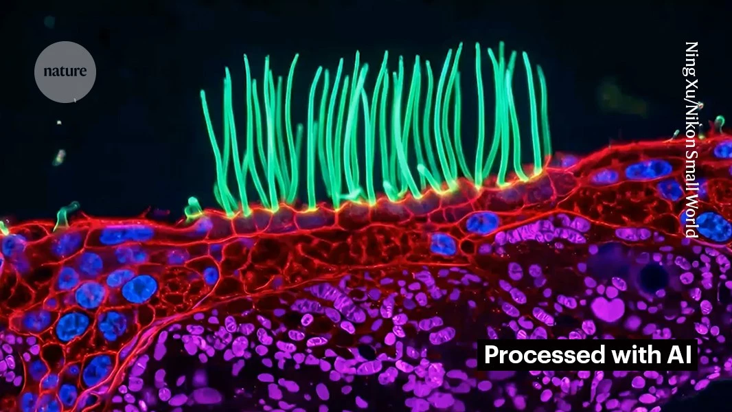 Award-winning microscopy image disqualified over AI use