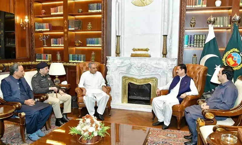 Naqvi, Kundi mull governor’s rule in KP, discuss political and security situation