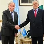 Dar, UN chief Guterres discuss regional, global peace and security issues
