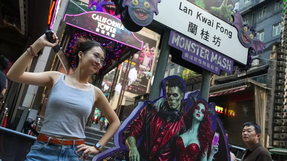 Halloween comes early to Hong Kong as festivities draw crowds, lift bar business