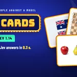 Show HN: Jev Cards, Can you beat a vision model at a picture quiz?