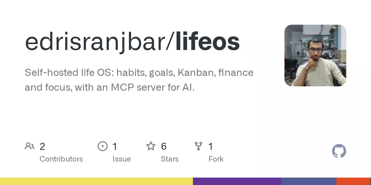 Show HN: Edi Life OS – self-hosted life dashboard with an MCP server for AI