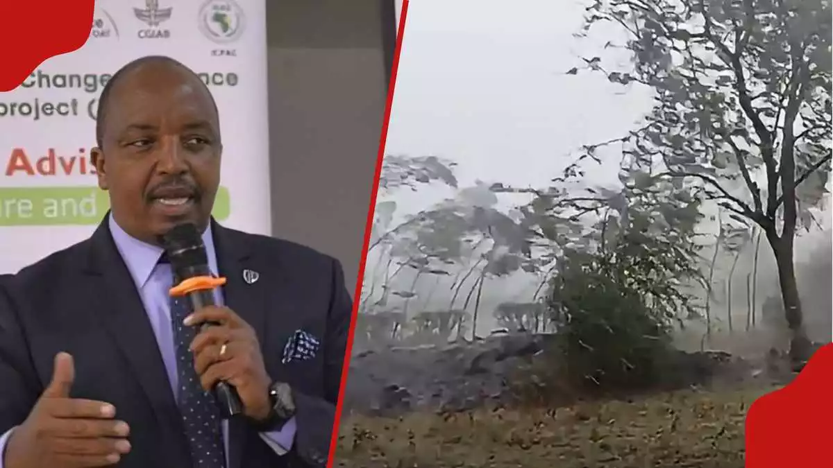 Kenya Met department sparks reactions after posting video of storm in Kisumu: “El Nino inakuja?”