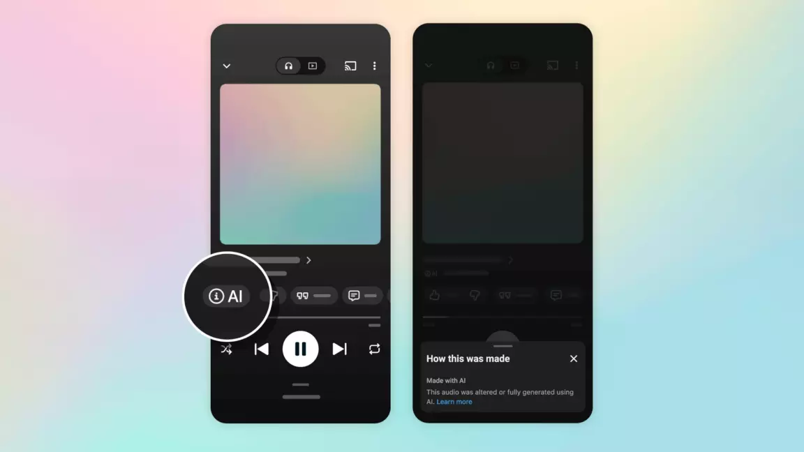 Singer or clanker? YouTube Music will tell you with new gen AI labeling.