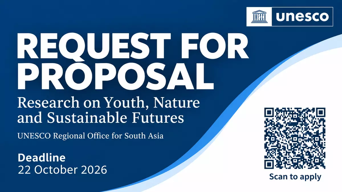 UNESCO Request for Proposal 2026: Research on Youth, Nature and Sustainable Futures in India’s Biosphere Reserves