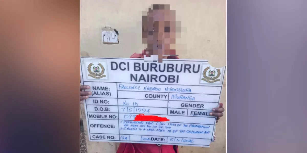 Woman arrested for allegedly subjecting daughter to FGM in Dandora