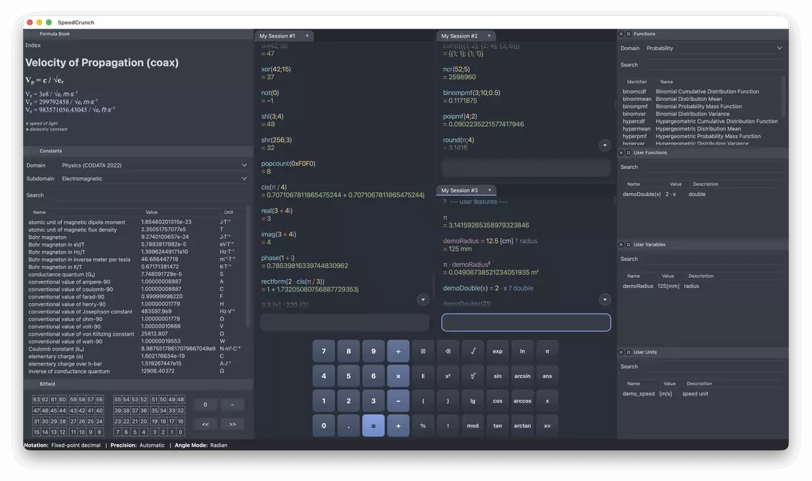 SpeedCrunch 1.1