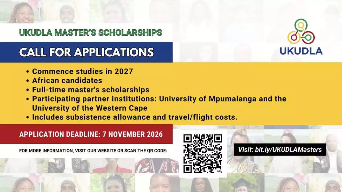 UKUDLA Master’s Scholarships 2027 in South Africa: DAAD-Funded Postgraduate Study in Data Science, Agriculture and Sustainable Food Systems